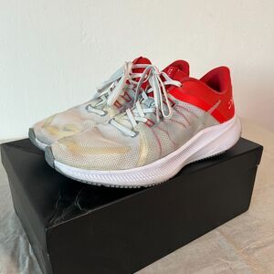 Nike Men’s 8.5 Running Shoes – White/Red